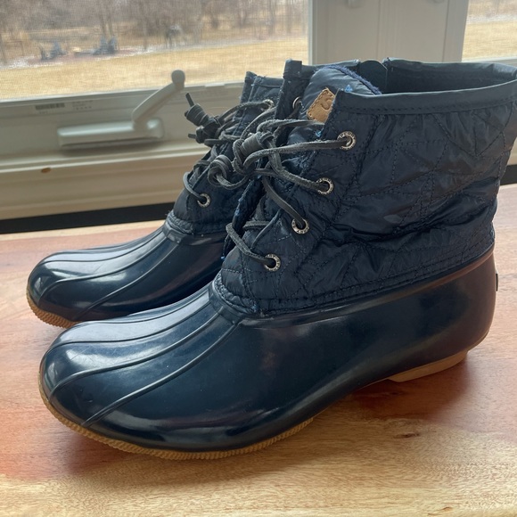 Sperry Duck Boots Blue size 10 - Picture 6 of 7